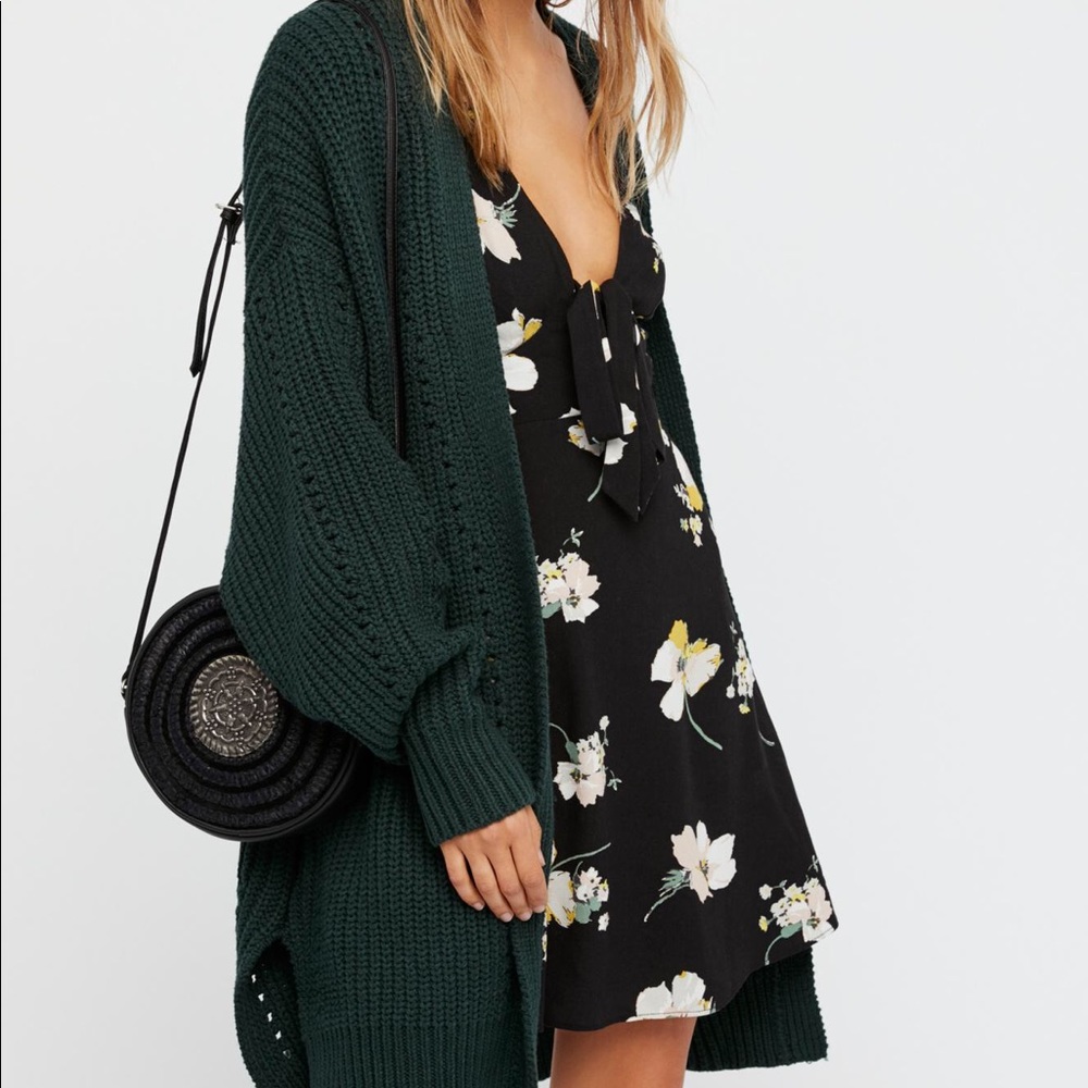 Free People Nightingale Green Sweater